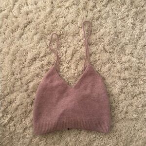 Zara Mauve Knit Camisole